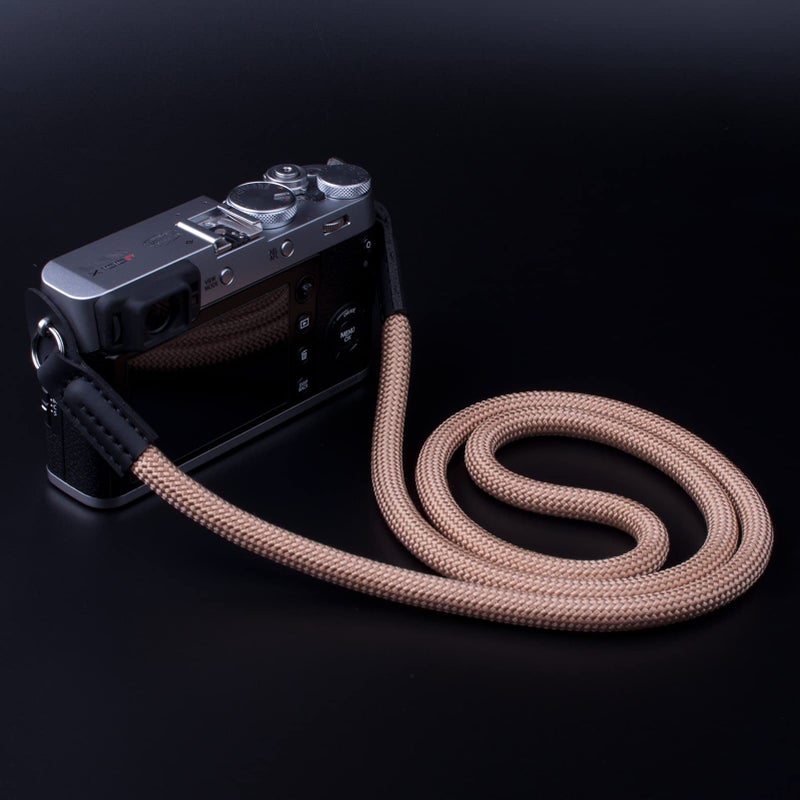 VKO Vintage Camera Neck Strap,Nylon Rope Camera Shoulder Straps for Photographers Film DSLR Coffee - Image 5